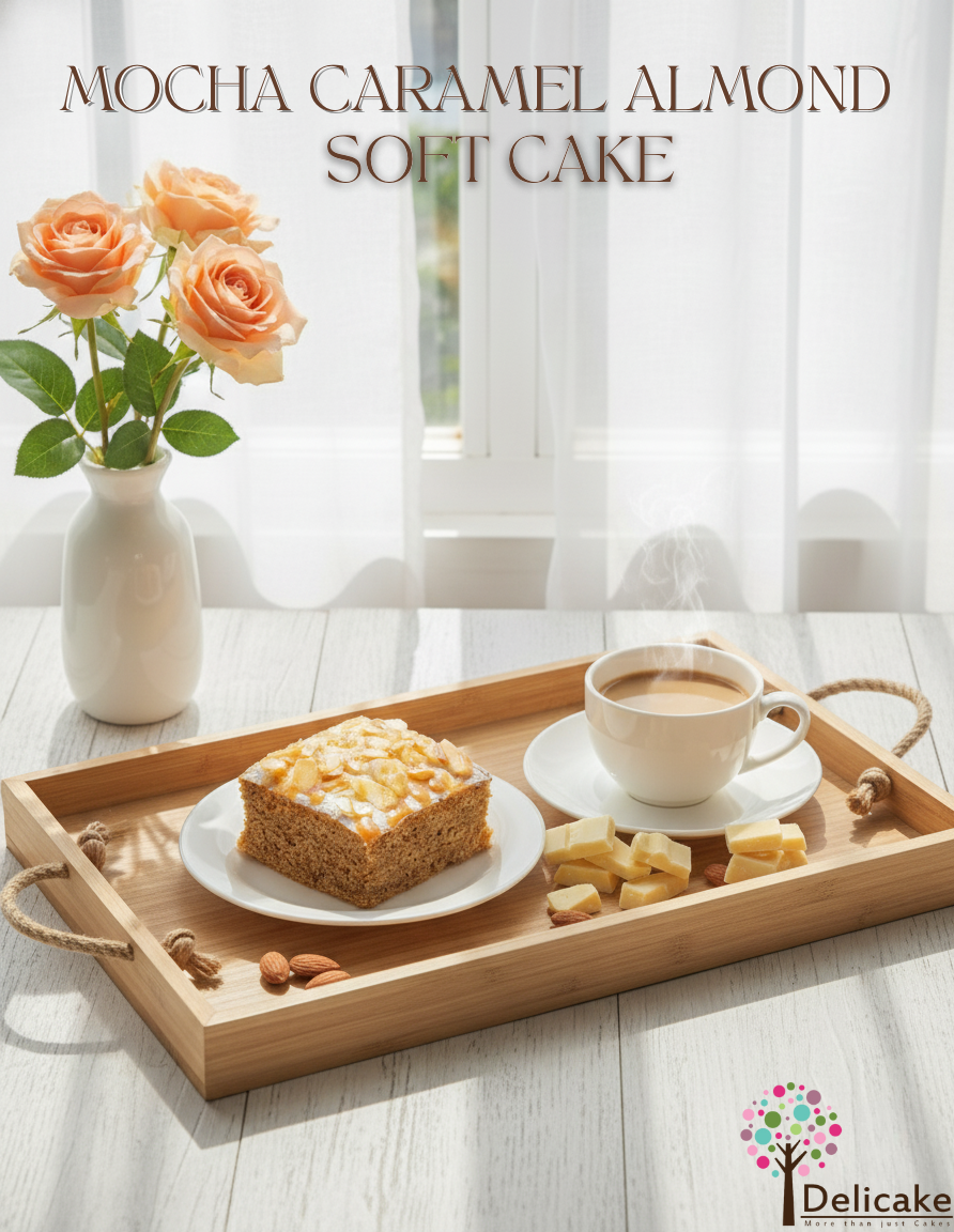Snack Box เมนูแนะนำ ซอฟต์เค้กมอคค่าคาราเมลอัลมอนด์ Snack Box เมนูแนะนำ ซอฟต์เค้กมอคค่าคาราเมลอัลมอนด์