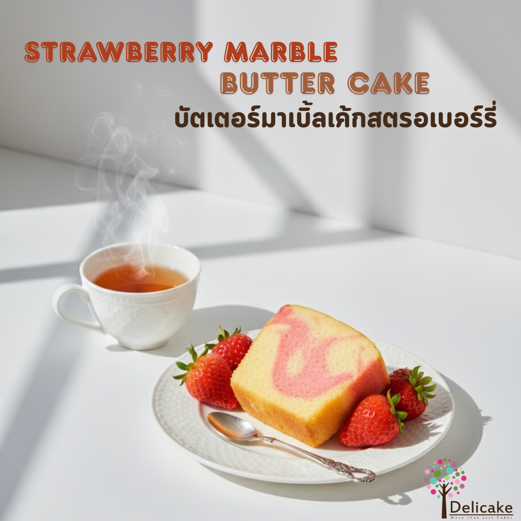 Snack Box เมนูแนะนำ บัตเตอร์มาเบิ้ลเค้กสตรอว์เบอร์รี่ Snack Box เมนูแนะนำ บัตเตอร์มาเบิ้ลเค้กสตรอว์เบอร์รี่